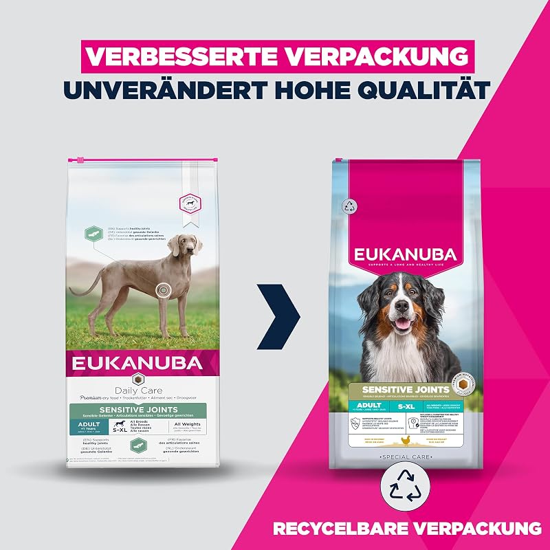 Sensitive Joints Trockenfutter für Hunde mit Huhn, 2,3 kg