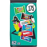 Hershey Assorted Fruit Flavored Halloween Candy Bulk Variety Pack, 62 oz | Jolly Rancher Gummies Gummy Candy, Sour Strips Sour Candy, Twizzlers Licorice Style, Airheads, Trick or Treat Bag, 175 pc