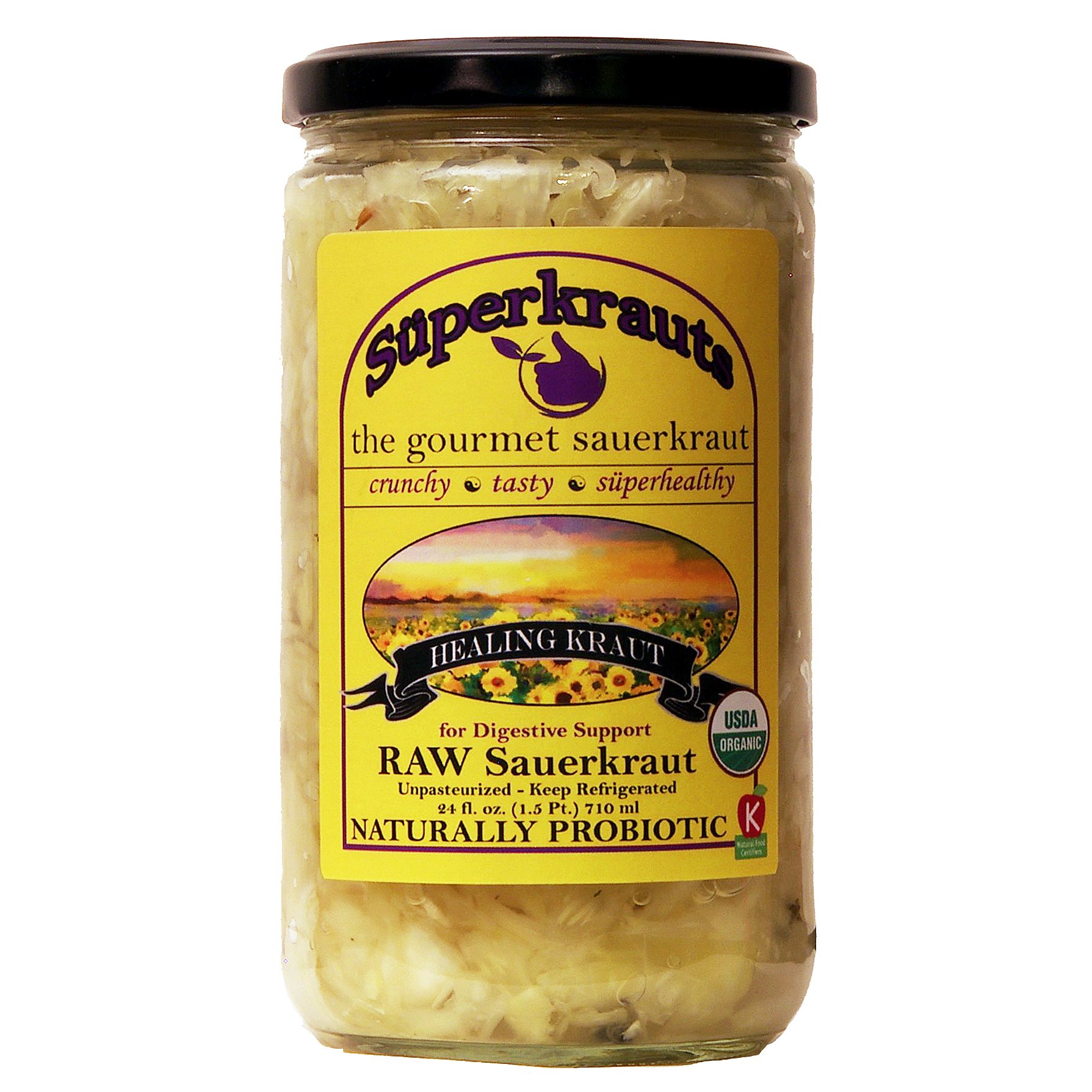 Gold Mine, Sauerkraut, 34 Ounce Fermented Sauerkraut