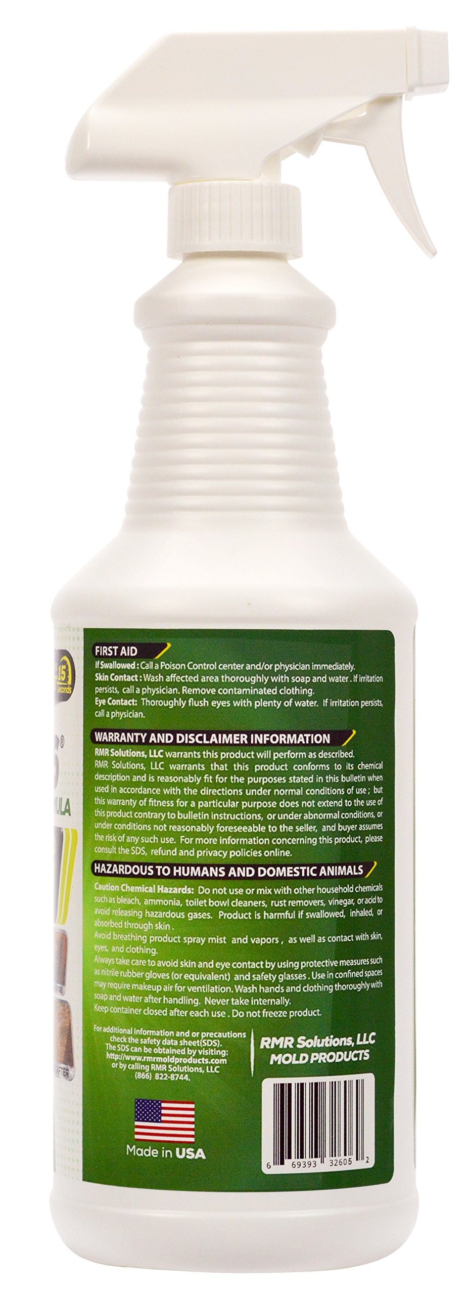 RMR86 Instant Mold Stain Mildew Stain Remover 32 oz w/Sprayer