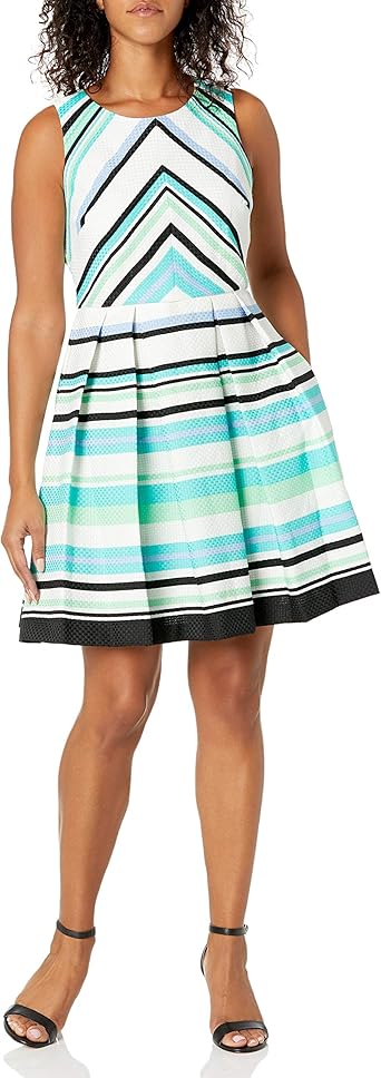 julian taylor fit and flare dress