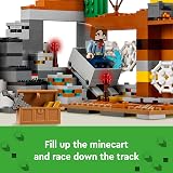 LEGO Minecraft The Badlands Mineshaft 21263 with Explorer Creeper Spider Figures view 5