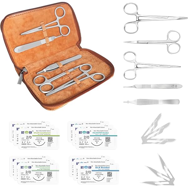 Minor Kit Instruments Surgical Kit De-0098 Minor Surgical Instruments Kit - Set Of 18 Pieces ...