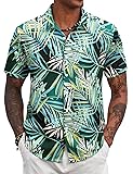 COOFANDY Men's Short Sleeve Button Up Shirts