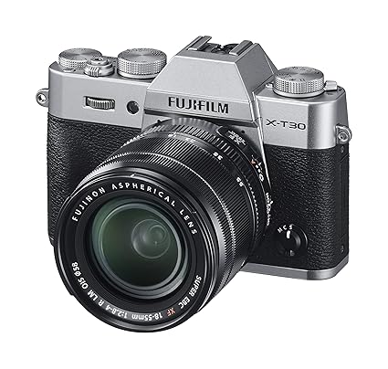 Fujifilm X-T30 silber mit XF18-55mmF2.8-4 R LM OIS Objektiv Kit