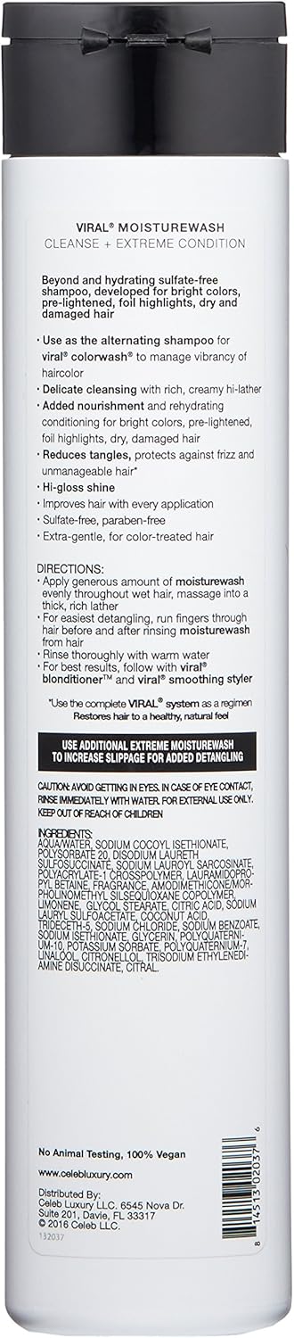 Celeb Luxury Viral Moisturewash Shampoo 240ml - Image 3