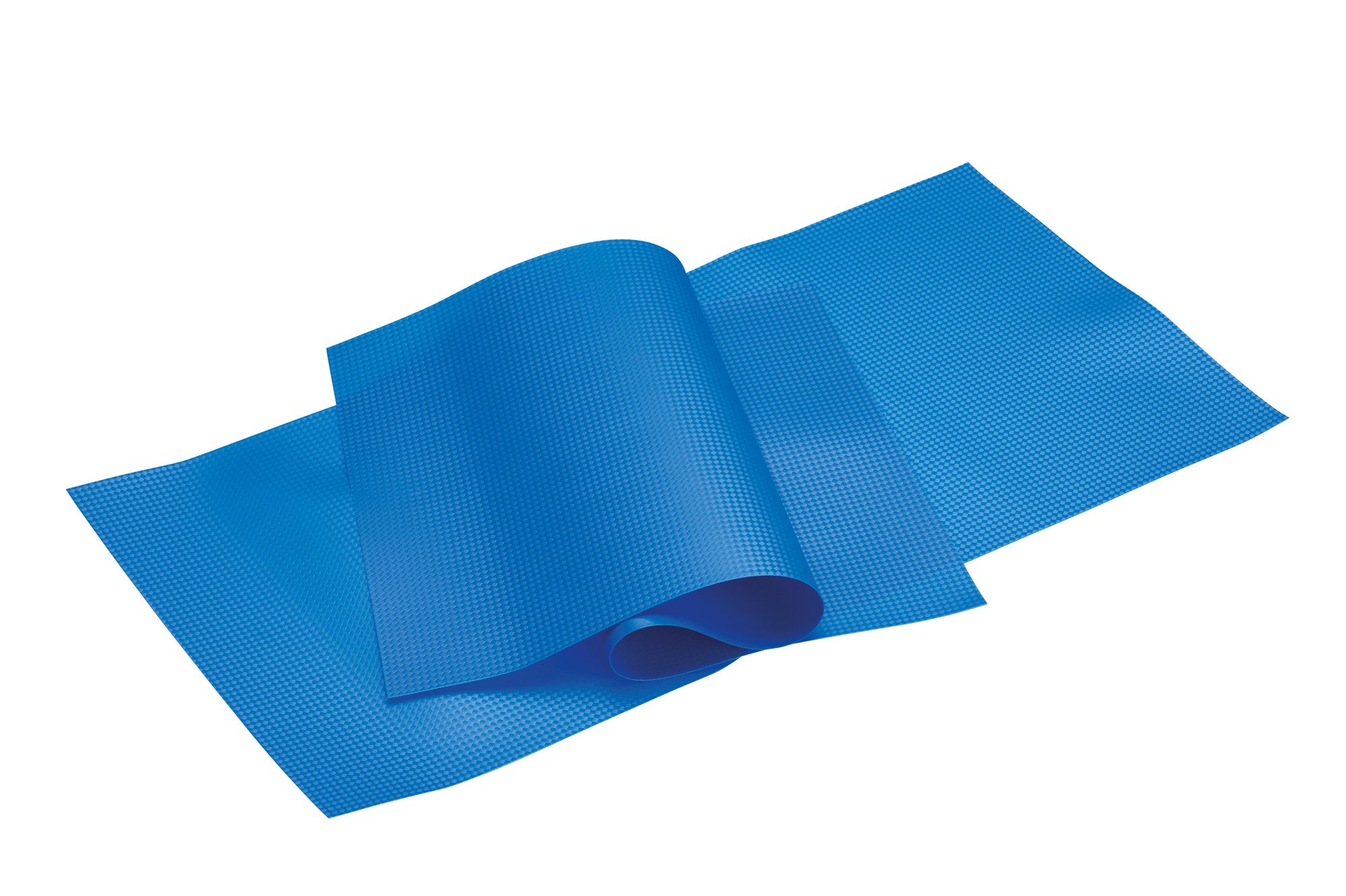 KitchenCraft Flexible Anti-Frost Freezer Mats, 50.5 x 25 cm - Blue (Set of 2)