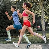 LEOSTEP Compression Socks 6 Pairs 20-30 mmHg Women Men Orange L-XL view 5