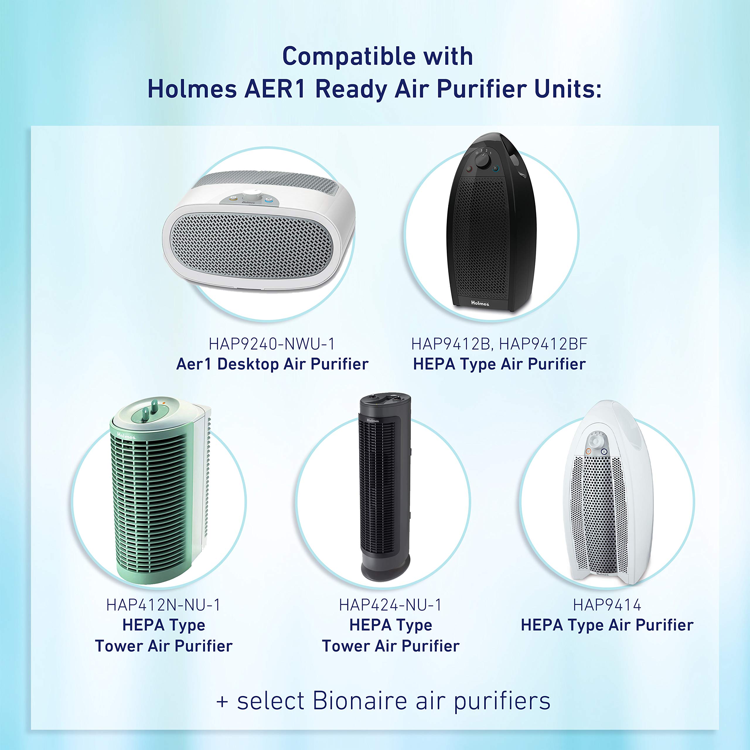 Holmes AER1 Smoke Grabber HEPA Type Filter, HAPF30AS-U4R