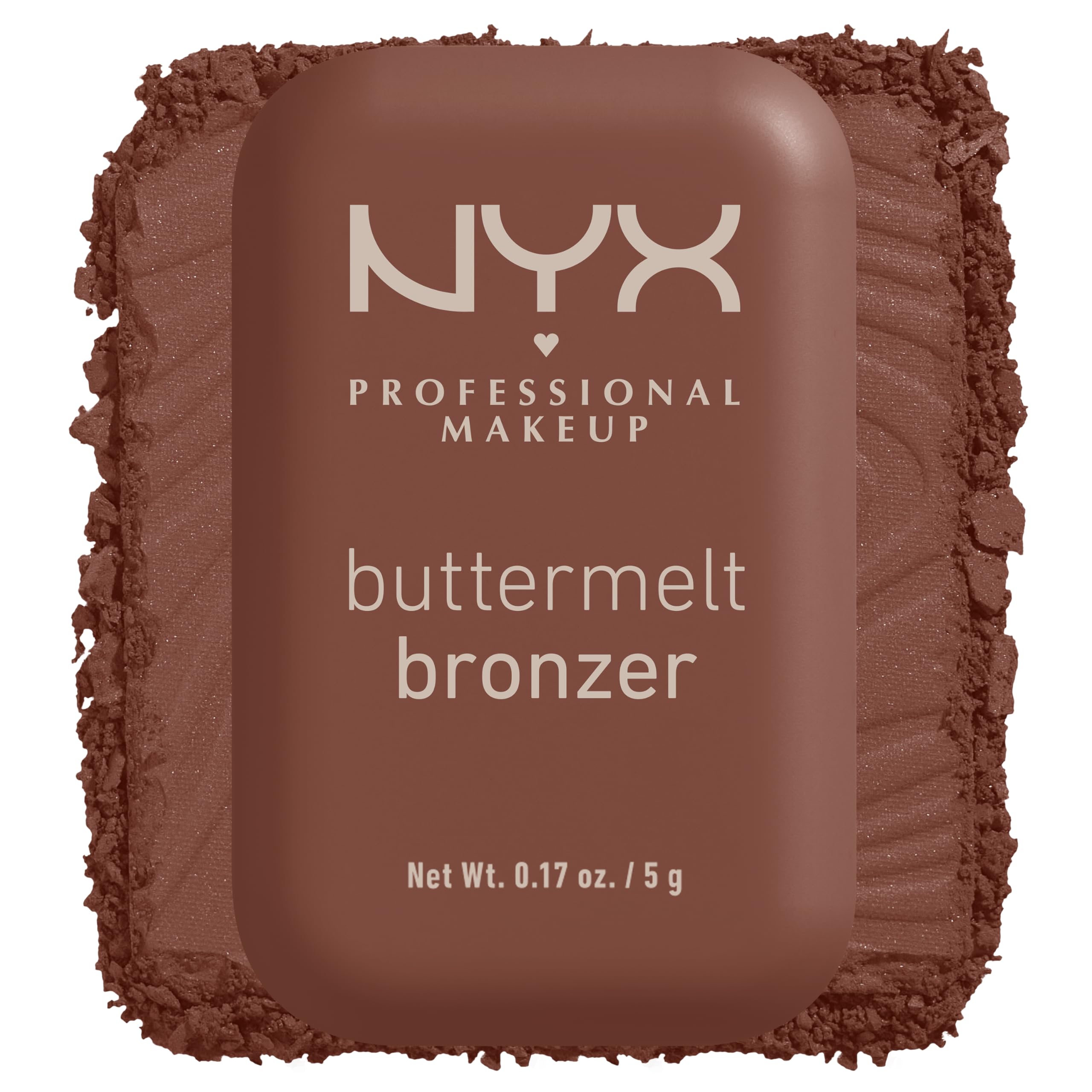 NYX Professional Makeup Buttermelt Powder Bronzer, Up To 12H Wear, Fade & Transfer Resistant, Cruelty Free & Vegan Formula, All Skin Tones, Shade: Do Butta