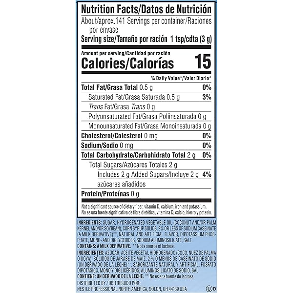 COFFEE MATE FRENCH VANILLA POWDER COFFEE CREAMER 15 OZ. CANISTER