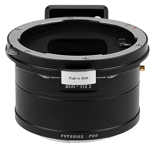 Fotodiox Pro Lens Mount Shift Adapter Compatible with Mamiya 645