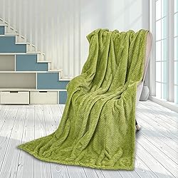 Fuzzy Throw Blanket, Plush Fleece Blankets for