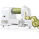 BELLA 4-in-1 Automatic Electric Spiralizer & Slicer, Quickly Prep Healthy Veggie or Fruit Spaghetti, Noodles or Ribbons…