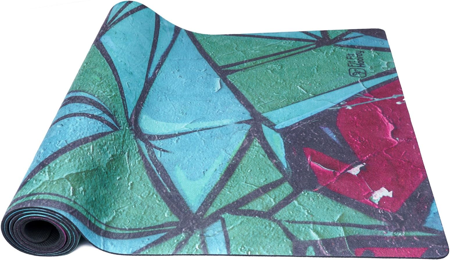 All-You-Need Yoga Mat. Luxurious, Non-Slip, Ultra Absorbent. Ideal for Hot Yoga, Bikram, Ashtanga and Pilates.