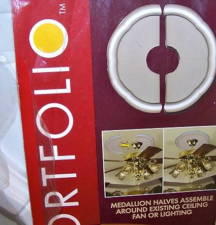 Portfolio 2 Pc Ceiling Medallion 16 Inch Petaloid Design Model