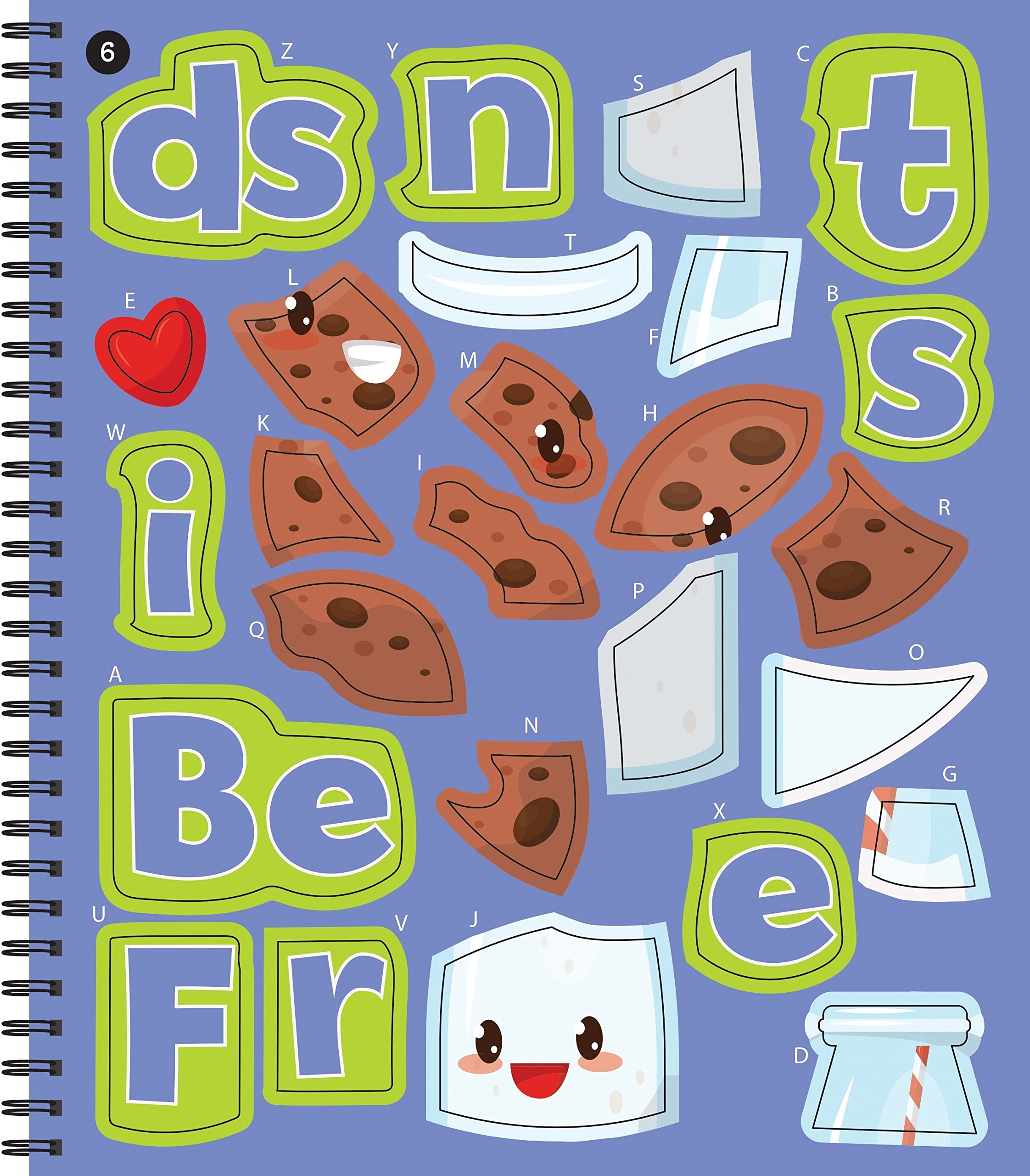 Brain Games - Sticker by Letter: Silly Snacks Brain Games - Sticker by Letter: Silly Snacks Spiral-bound