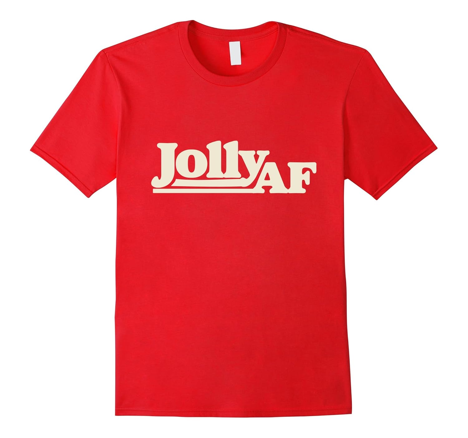 Jolly AF t-shirt cute retro Christmas tee shirt-ANZ