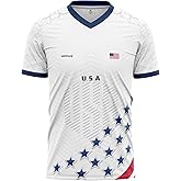 GenZGenji USA National Team Football/Soccer Jersey 2026 (V-Neck, Home and Away)