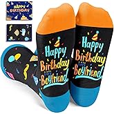 HAPPYPOP Funny Gifts for Men - Gifts for Son Dad Husband Grandpa, Happy Birthday Socks
