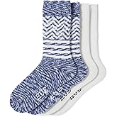 HUE womens Crew Length Boot Socks, 2 Pair Pack