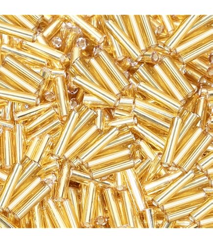 Tungsteno 4mm Amarllo Chapado En Oro Cepllado Acabado Tubo - Etsy España