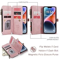 Defencase for iPhone 14 Case, for iPhone 14 Wallet