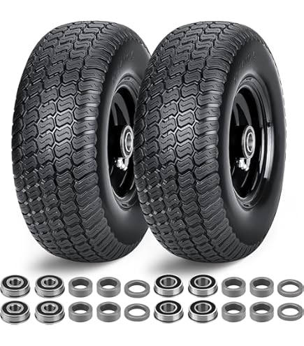 0x90 Amazon.com: NoAir® (2) Flat Free Tire Assemblies 11x6.00-5