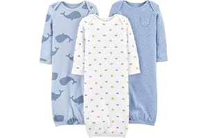 Simple Joys by Carter's Baby-Boys 3-Pack Cotton Sleeper GownWearable Blanket