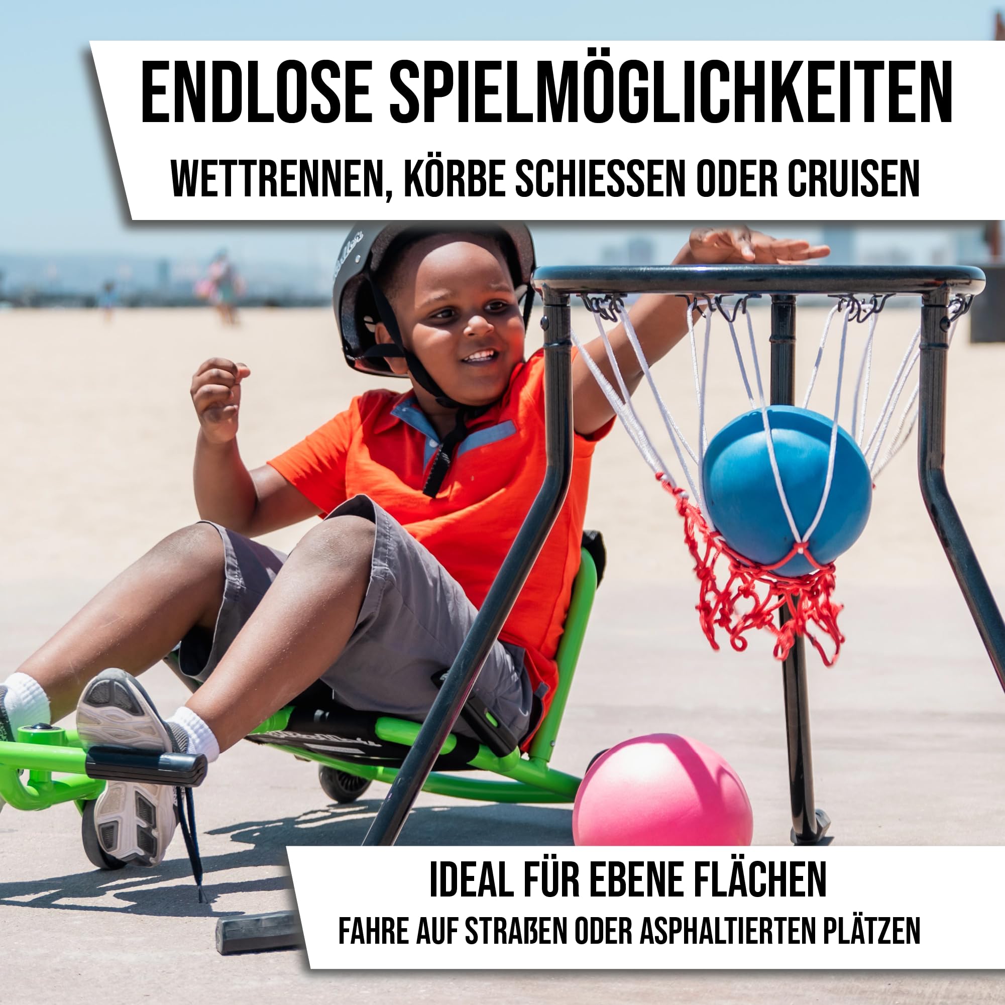 EzyRoller Classic Ride On Scooter for Kids Ages 4+