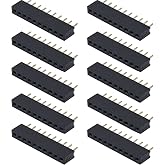 risingsaplings 10pcs 2mm 10 Pin Socket Header for XBee Module Female Pin Header 10 Pin Socket Strip Connector