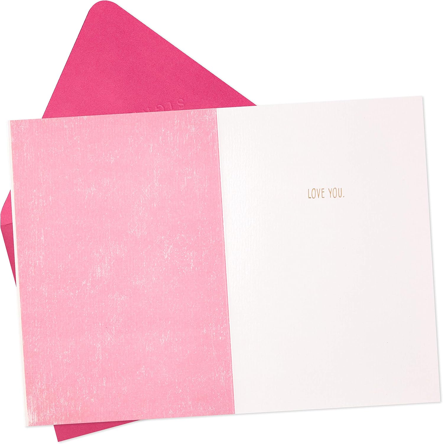 Hallmark Valentines Day Card, Origami Style Hearts Design, Pink, 11.9 cm x 17.3 cm - Image 4