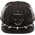 Marvel Black Panther Suit Up Raised Faux Leather Snapback Hat Cap