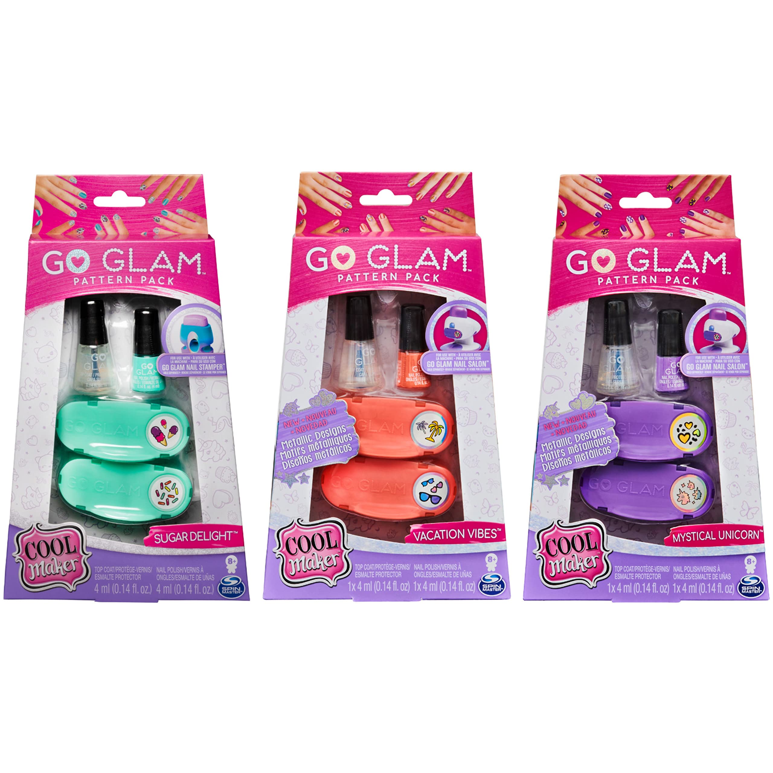 Cool MAKER Go Glam Nails Fashion Packs Assortment (Styles May Vary - One Supplied)