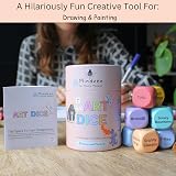 MINDZEN smART DICE Drawing & Painting Game 9 Dice Kids Teens Kit view 2
