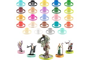 Flexible Condition Rings Status Effect Markers (120 Rings for Standard & Large)- 24 Different Conditions DND Flexible Design-