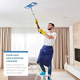Precision Defined 1.5-3ft Extension Pole EZ-Lock Aluminum Paint Roller Window view 3