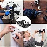 YOUYIDUN M4 Nuts and Bolts Set 405 Pcs Hex Socket Head Cap Screws Washers view 7