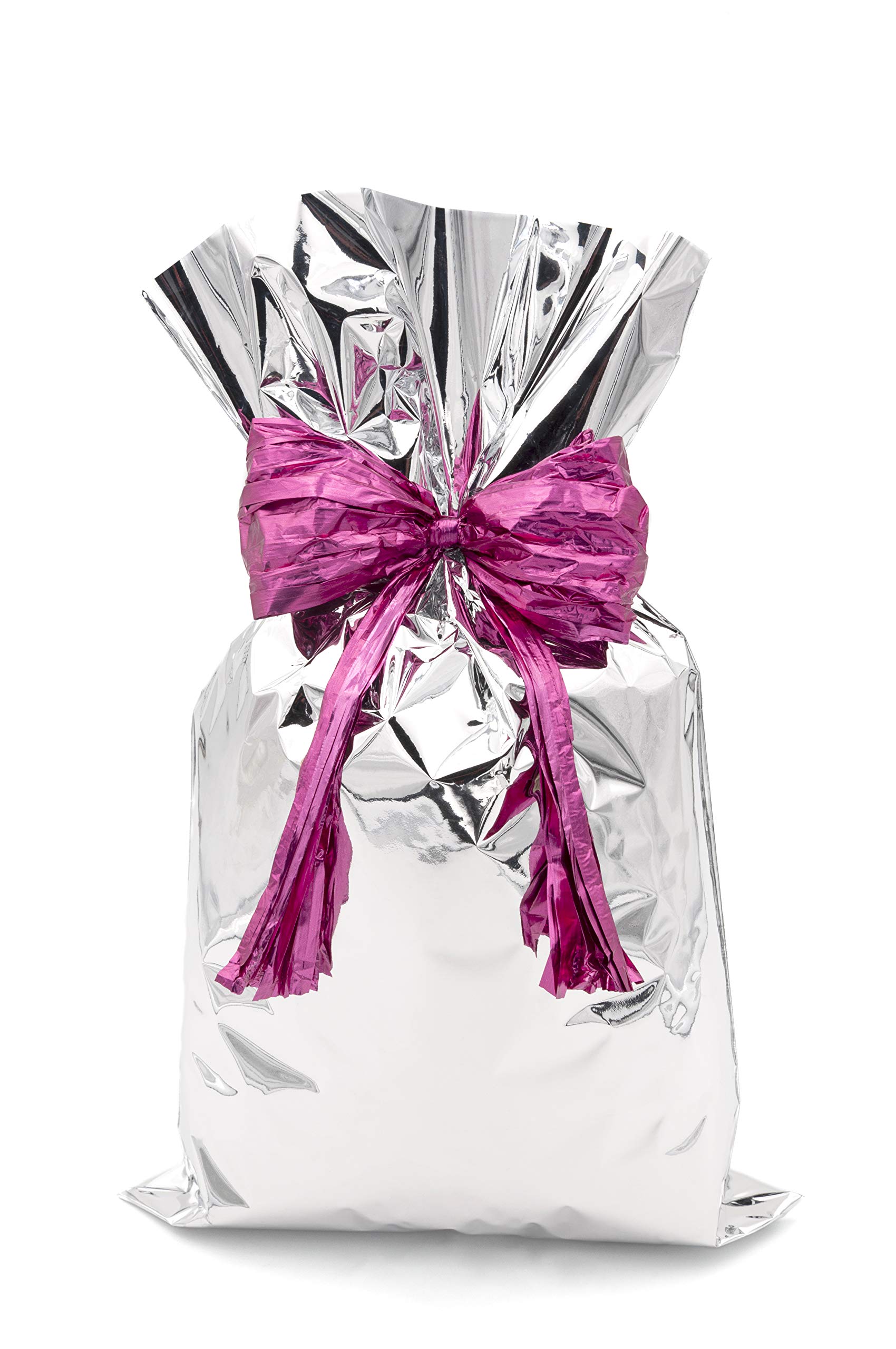 Italpak Lucide Metallic Gift Bags, Silver, 50 Pieces, 10 x 15 cm