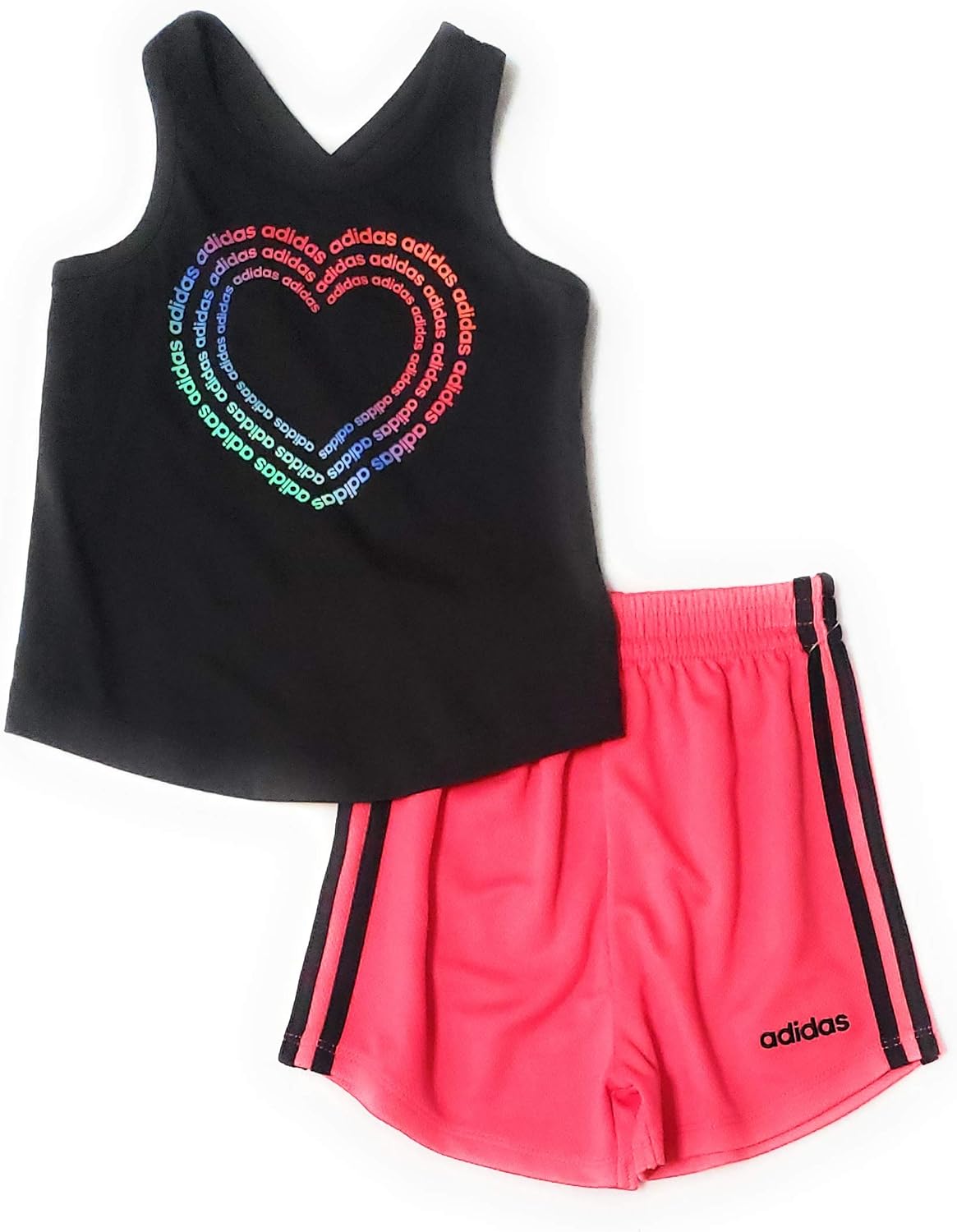 adidas matching shirt and shorts