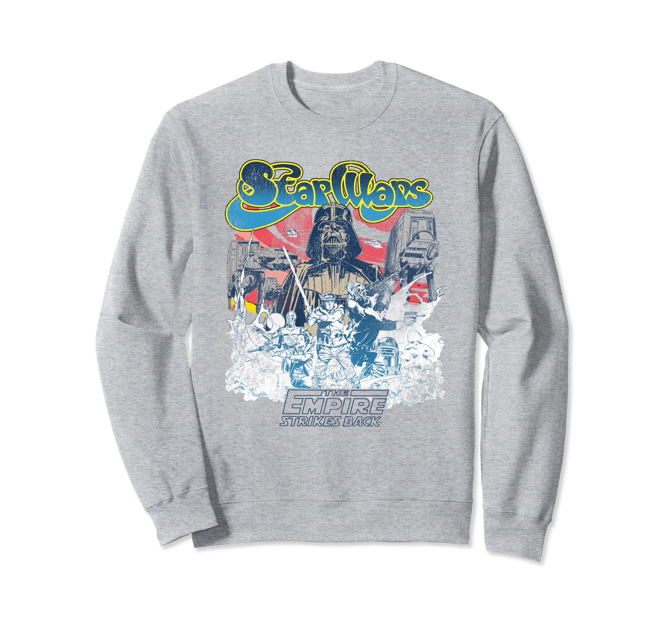 Star Wars Retro 70's Battle Of Hoth Vader and Rebels Sweatshirt
