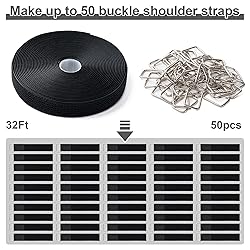 1" x32Ft Hook and Loop Straps with 50 Metal