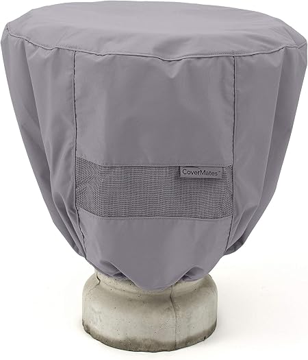 Amazon Com Covermates Bird Bath Cover Lightweight Material Weather Resistant Outdoor Living Covers Charcoal Garden Outdoor
