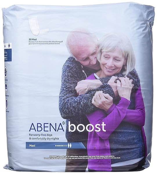 ABENA BOOST FLUFF INCONTINENCE PADS – NO BARRIER/FLOW-THROUGH, (SIZES NORMAL TO EXTRA LARGE) EXTRA LARGE, 20 COUNT