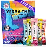 ANCIENT DIOSA Yerba Mate Exotic Mixed Fruit Powder, Sugar Free, 30 Sachets | Probiotics and prebiotics for gut health, plus clean natural energy that reduces brain fog and sharpens daily focus at work