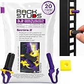 Rackstuds P20 Series II - Server Rack Screws 20-Pack | Cage Nut Replacement Purple 3.2mm/0.126" | A Faster, Easier Solution f