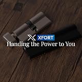 XFORT Digital Door Lock Matt Black Keypad Optional Hold Back Function view 8