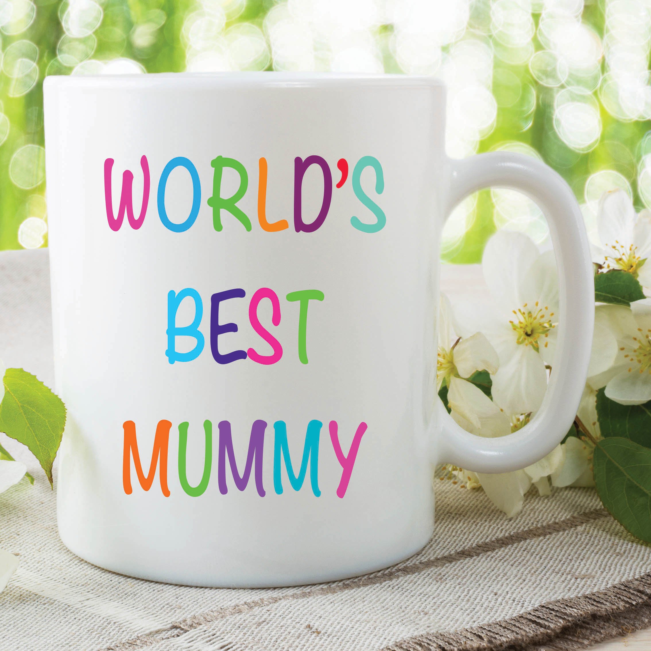 World's Best Mummy Mug Kids Mother's Day Present Office Work Cup Gift WSDMUG428