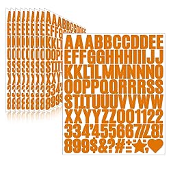 Llewyn 970 Pcs 10 Sheets Letter Stickers,Self