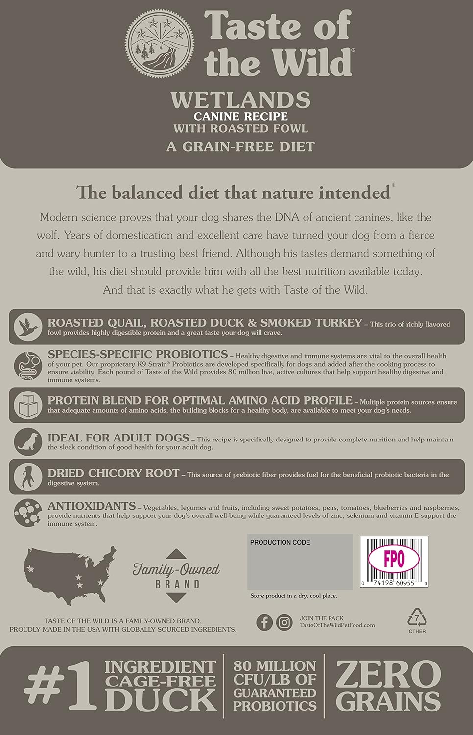 taste of the wild wetlands dry dog food